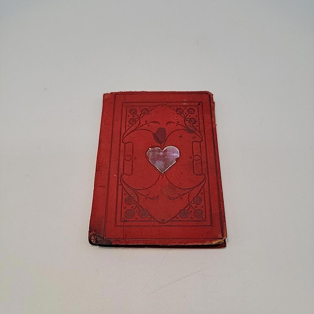 The Rubaiyat of Omar Khayyam Miniature Book 1908 Mother of Pearl Heart Mini Tiny